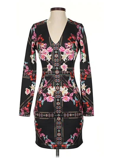 Pre-owned Bebe Cocktail Dress In Black