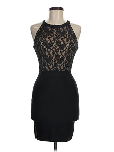 Pre-owned Bebe Cocktail Dress In Black