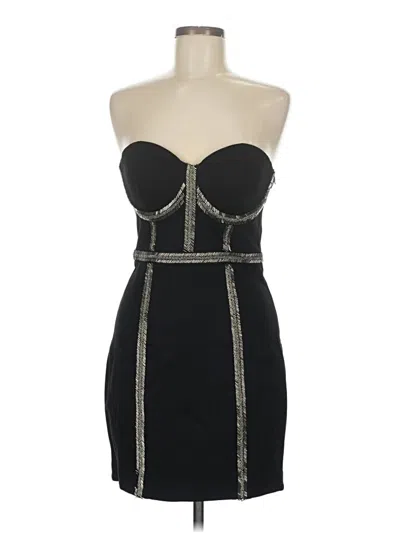 Pre-owned Bebe Cocktail Dress In Black