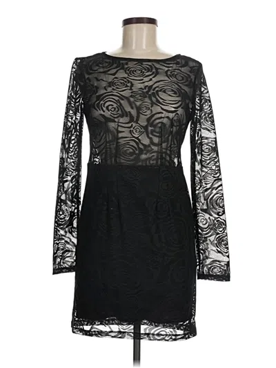 Pre-owned Bebe Cocktail Dress In Black