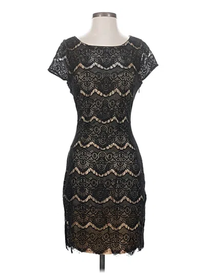 Pre-owned Bebe Cocktail Dress In Black