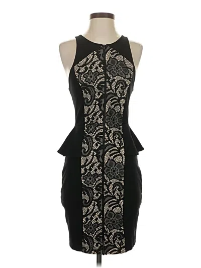 Pre-owned Bebe Cocktail Dress In Black