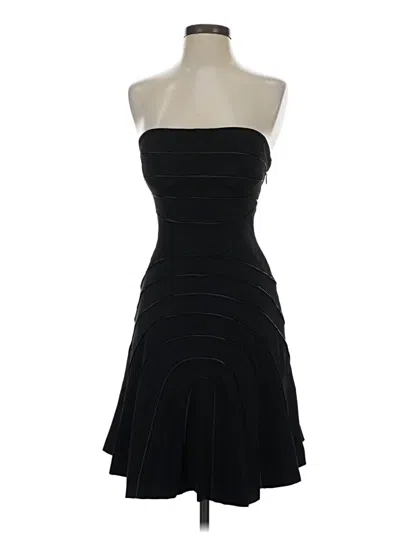 Pre-owned Bebe Cocktail Dress In Black