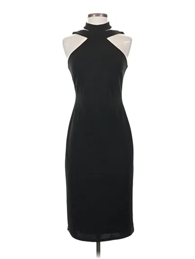 Pre-owned Bebe Cocktail Dress In Black