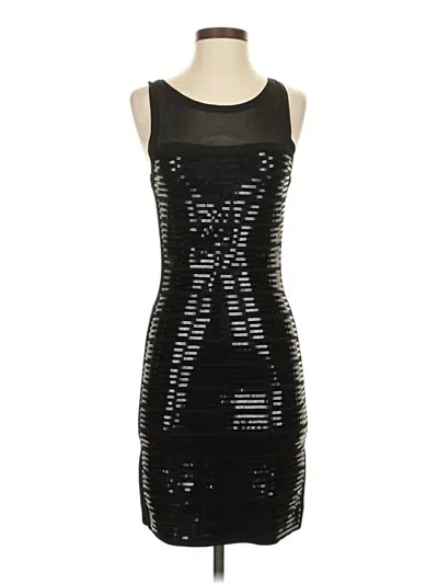Pre-owned Bebe Cocktail Dress In Black