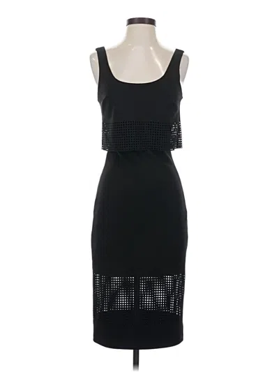 Pre-owned Bebe Cocktail Dress In Black