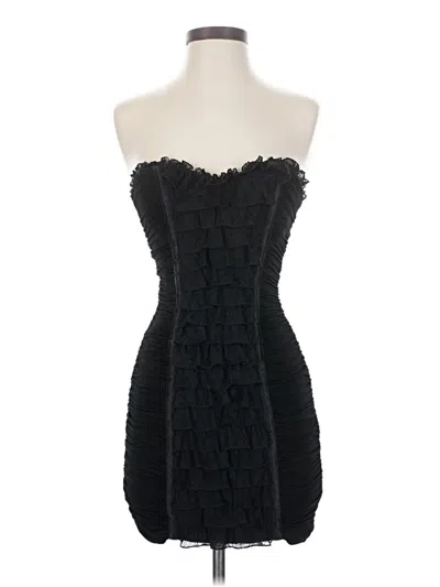 Pre-owned Bebe Cocktail Dress In Black