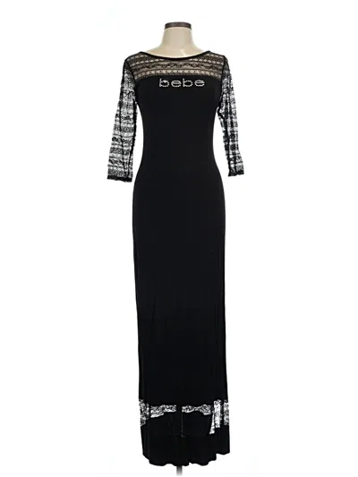 Pre-owned Bebe Cocktail Dress In Black