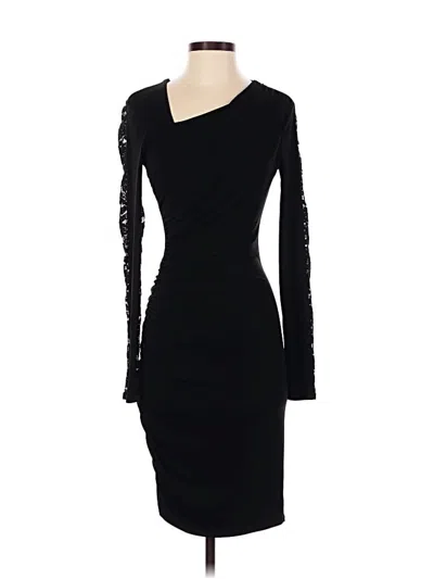 Pre-owned Bebe Cocktail Dress In Black
