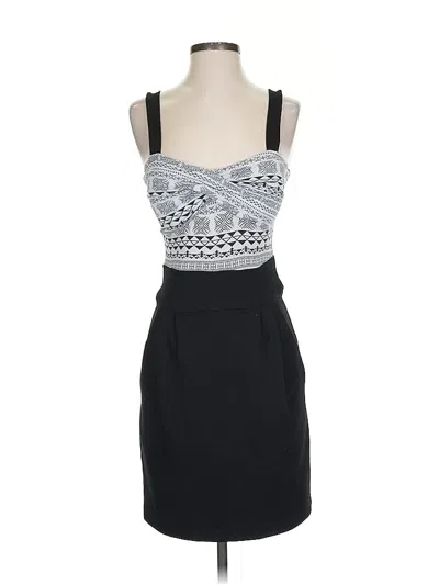 Pre-owned Bebe Cocktail Dress In Black