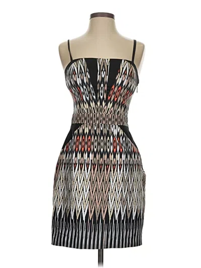Pre-owned Bebe Cocktail Dress In Black