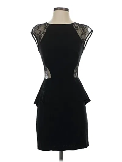Pre-owned Bebe Cocktail Dress In Black