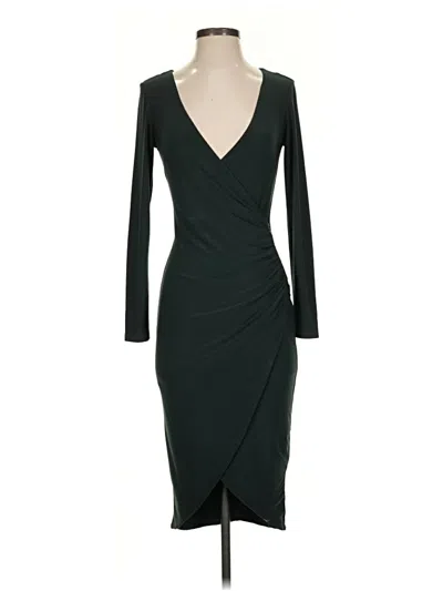 Pre-owned Bebe Cocktail Dress In Black