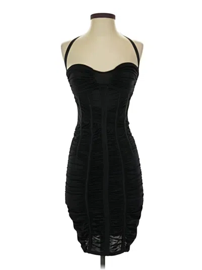 Pre-owned Bebe Cocktail Dress In Black