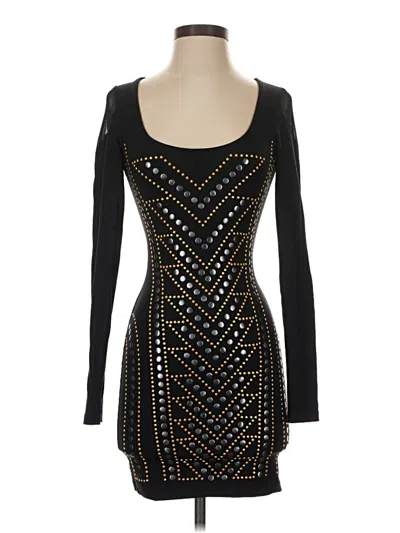 Pre-owned Bebe Cocktail Dress In Black