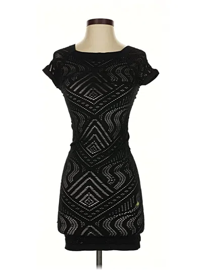 Pre-owned Bebe Cocktail Dress In Black
