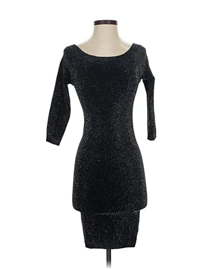 Pre-owned Bebe Cocktail Dress In Black