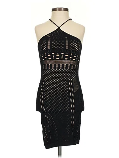 Pre-owned Bebe Cocktail Dress In Black