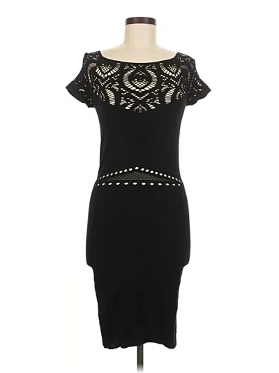 Pre-owned Bebe Cocktail Dress In Black