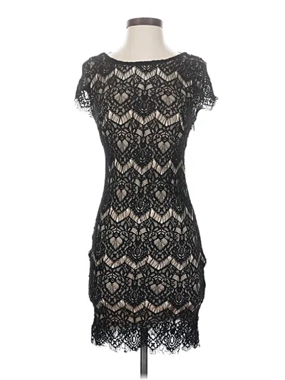 Pre-owned Bebe Cocktail Dress In Black
