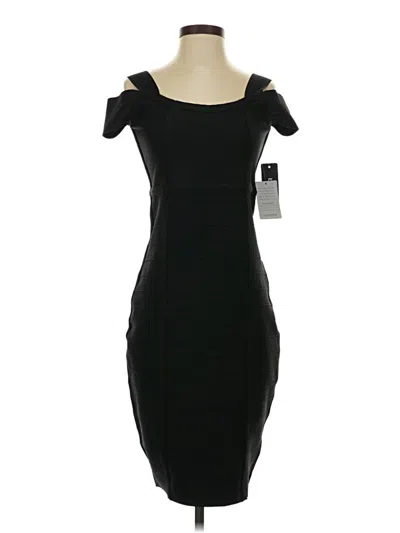 Pre-owned Bebe Cocktail Dress In Black