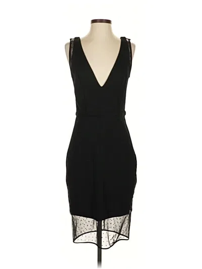 Pre-owned Bebe Cocktail Dress In Black