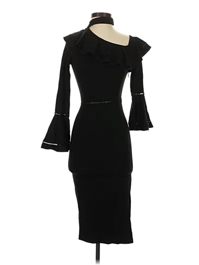 Pre-owned Bebe Cocktail Dress In Black