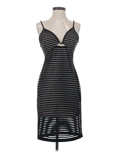 Pre-owned Bebe Cocktail Dress In Black