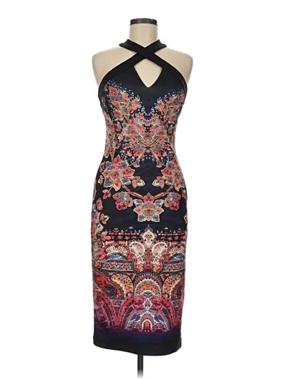 Pre-owned Bebe Cocktail Dress In Black
