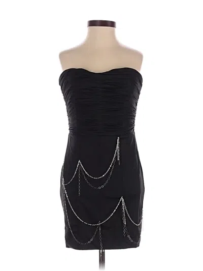 Pre-owned Bebe Cocktail Dress In Black