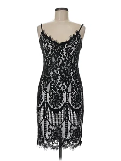 Pre-owned Bebe Cocktail Dress In Black