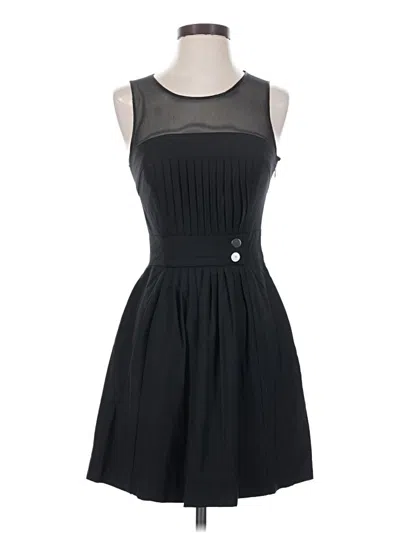 Pre-owned Bebe Cocktail Dress In Black