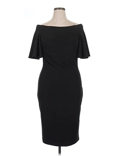 Pre-owned Bebe Cocktail Dress In Black
