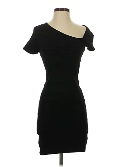 Pre-owned Bebe Cocktail Dress In Black