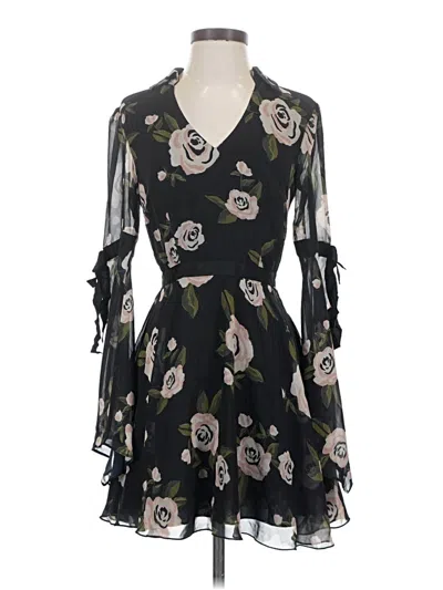 Pre-owned Bebe Cocktail Dress In Black