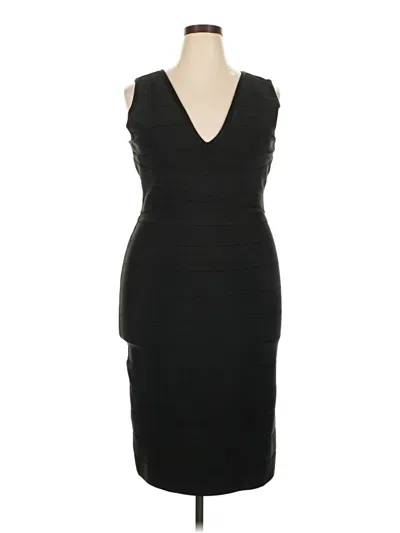 Pre-owned Bebe Cocktail Dress In Black