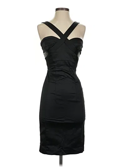 Pre-owned Bebe Cocktail Dress In Black