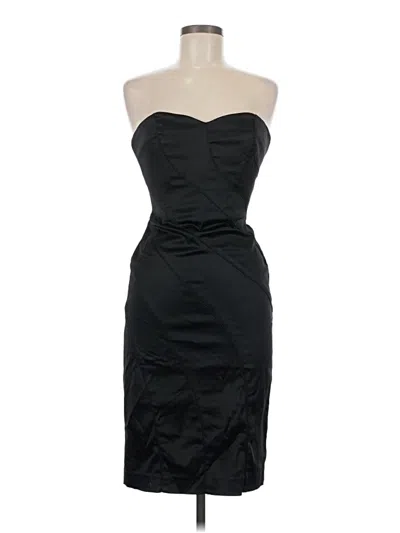 Pre-owned Bebe Cocktail Dress In Black