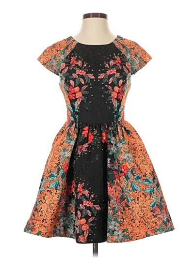 Pre-owned Bebe Cocktail Dress In Black