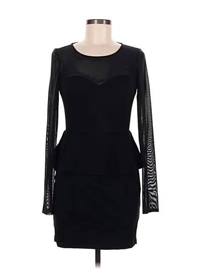 Pre-owned Bebe Cocktail Dress In Black