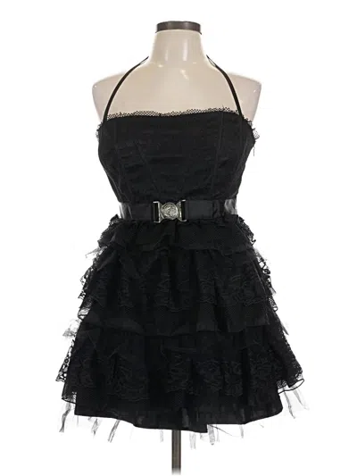 Pre-owned Bebe Cocktail Dress In Black