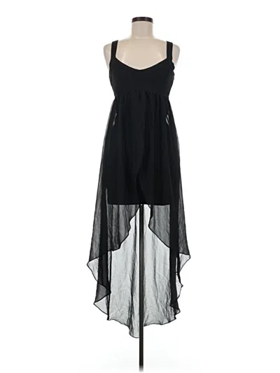 Pre-owned Bebe Cocktail Dress In Black