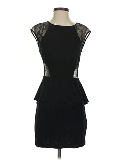 Pre-owned Bebe Cocktail Dress In Black
