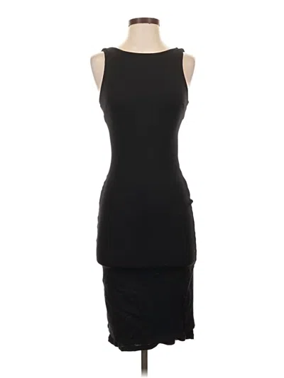 Pre-owned Bebe Cocktail Dress In Black