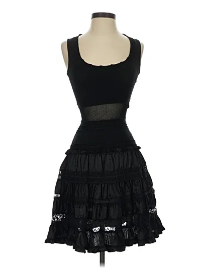 Pre-owned Bebe Cocktail Dress In Black