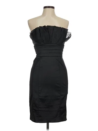 Pre-owned Bebe Cocktail Dress In Black