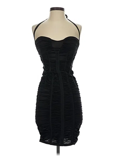 Pre-owned Bebe Cocktail Dress In Black