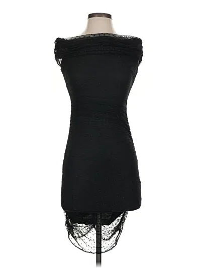 Pre-owned Bebe Cocktail Dress In Black