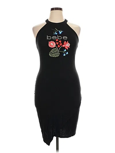 Pre-owned Bebe Cocktail Dress In Black