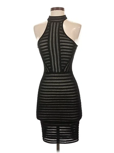 Pre-owned Bebe Cocktail Dress In Black